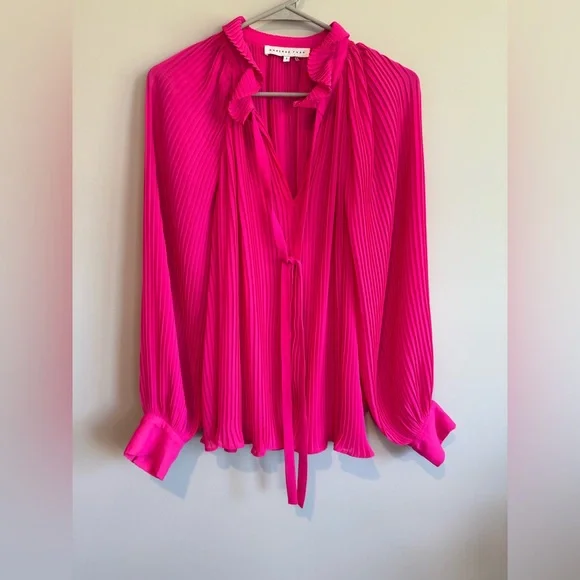 Endless Rose Pleated Chiffon Blouse - Picture 8 of 15